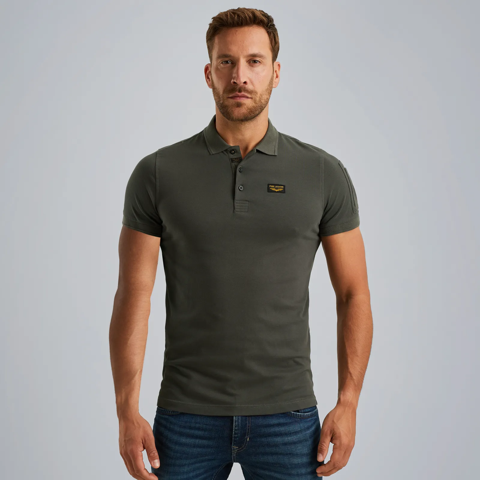 PME Legend American Classic Polo Groen Hot