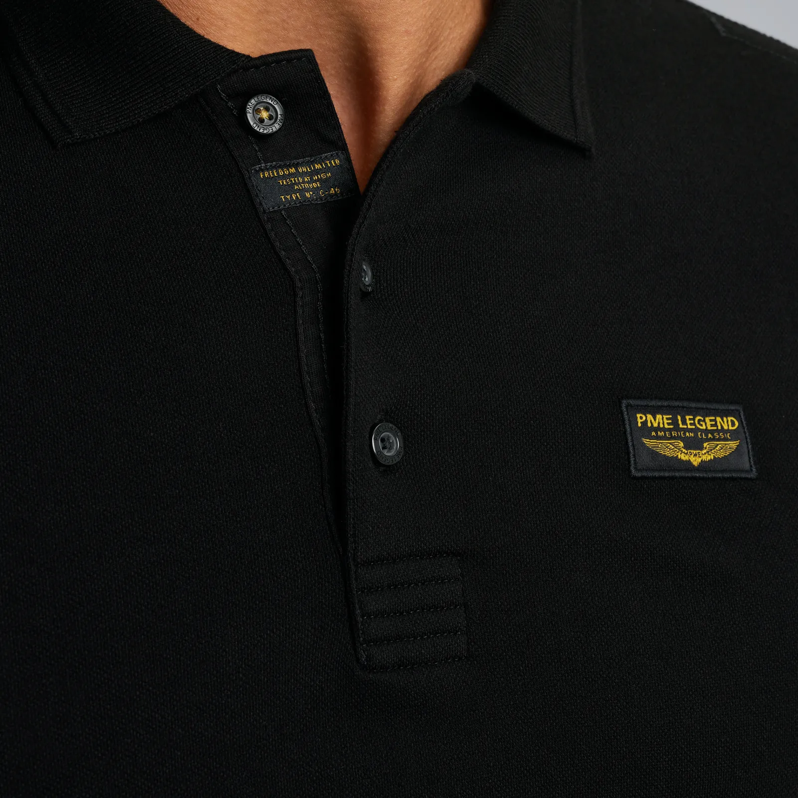 PME Legend American Classic Polo Zwart Fashion