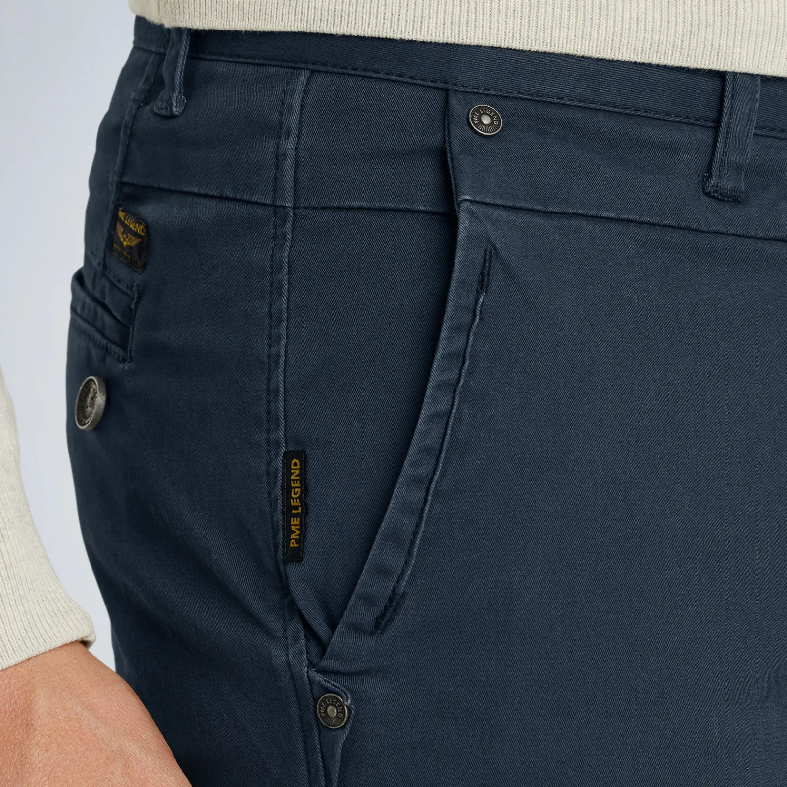 PME Legend American Classic Regular Fit Chino Blauw Clearance