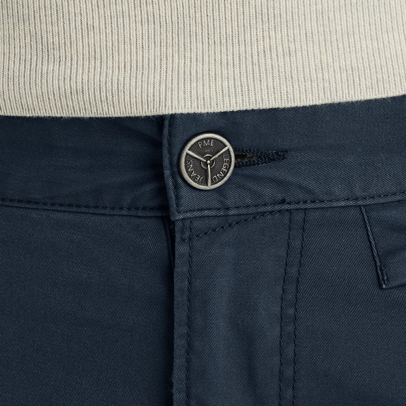 PME Legend American Classic Regular Fit Chino Blauw Clearance