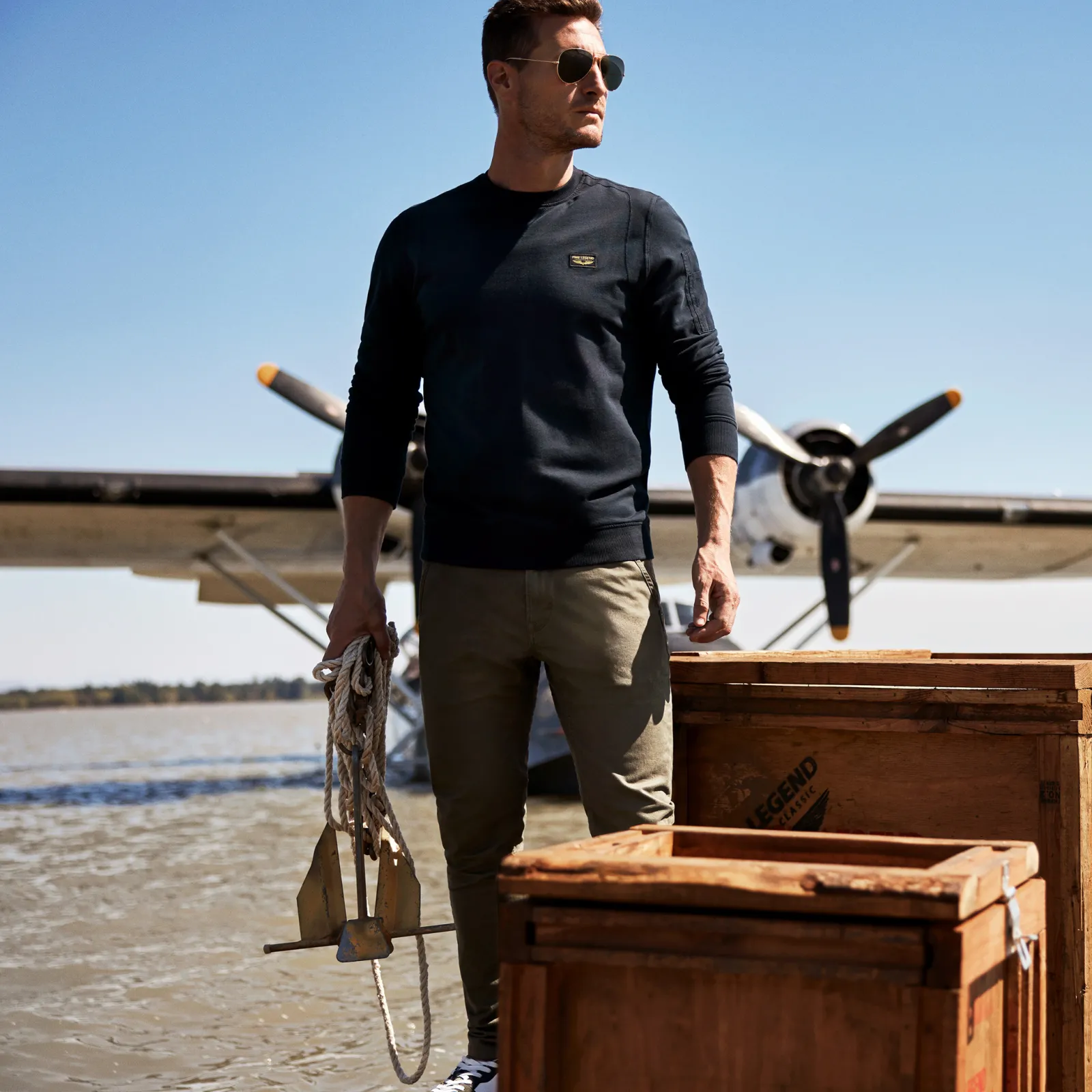 PME Legend American Classic Regular Fit Chino Beige Best Sale