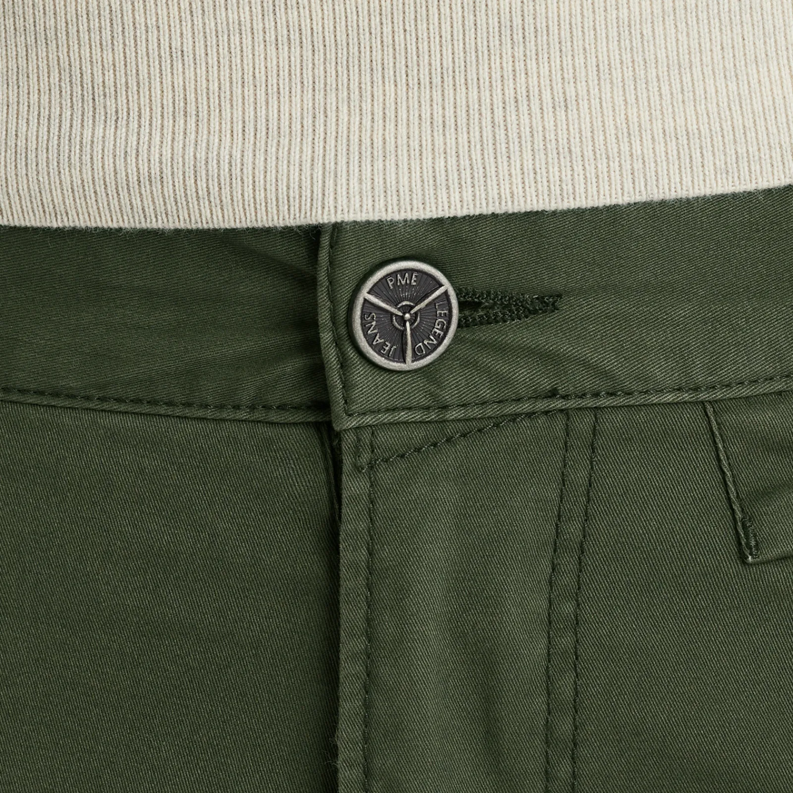 PME Legend American Classic Regular Fit Chino Groen Clearance