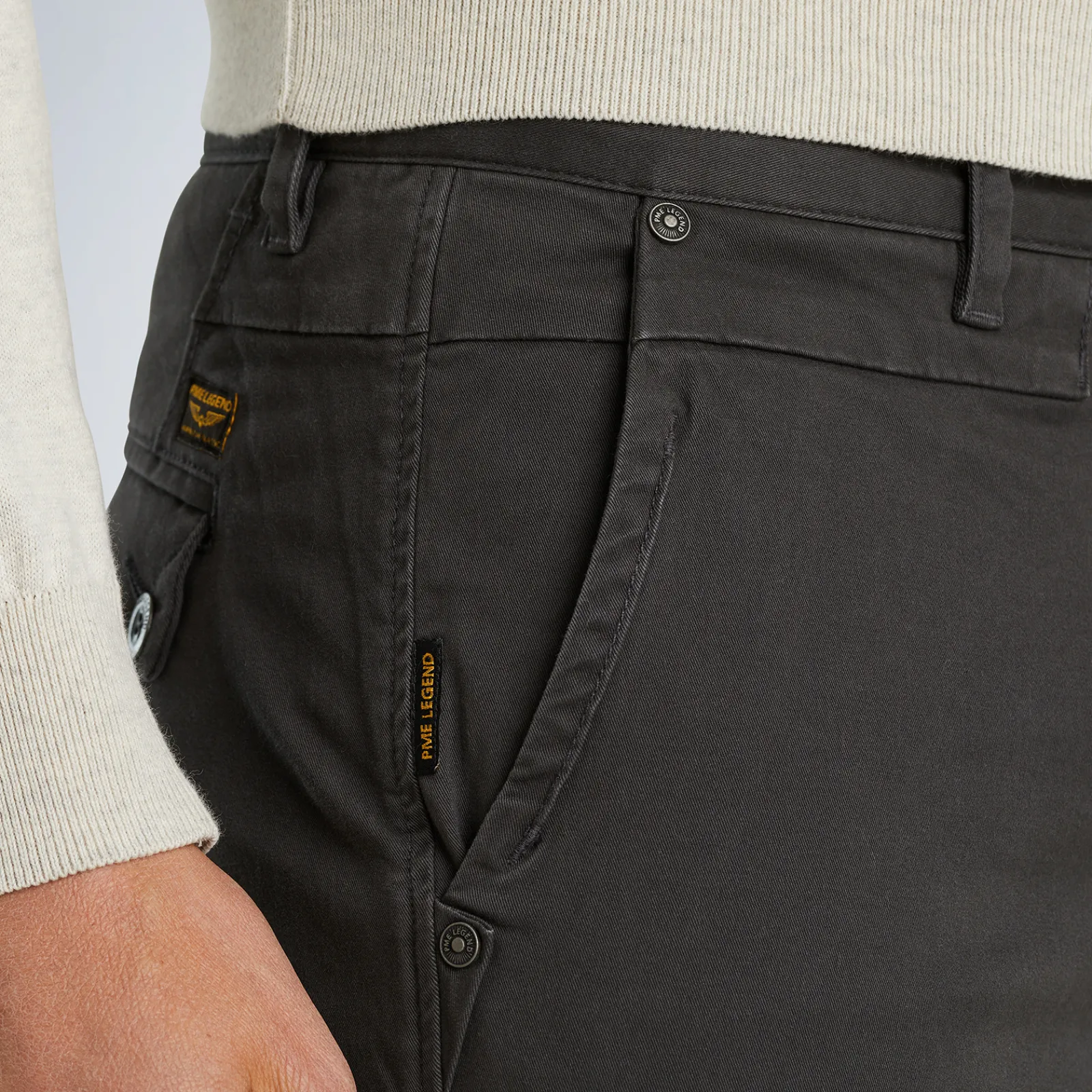 PME Legend American Classic Regular Fit Chino Grijs Best Sale