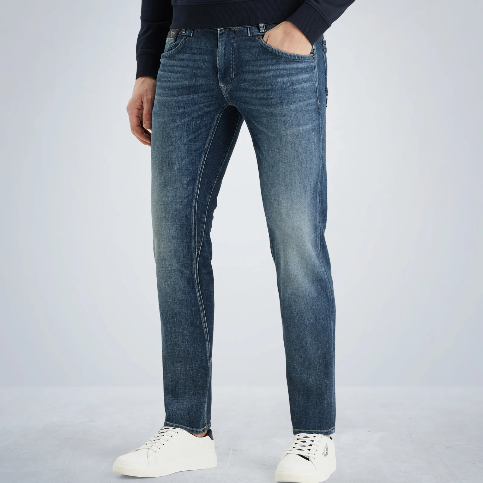 PME Legend Commander 3.0 Relaxed Fit Jeans Blauw Flash Sale