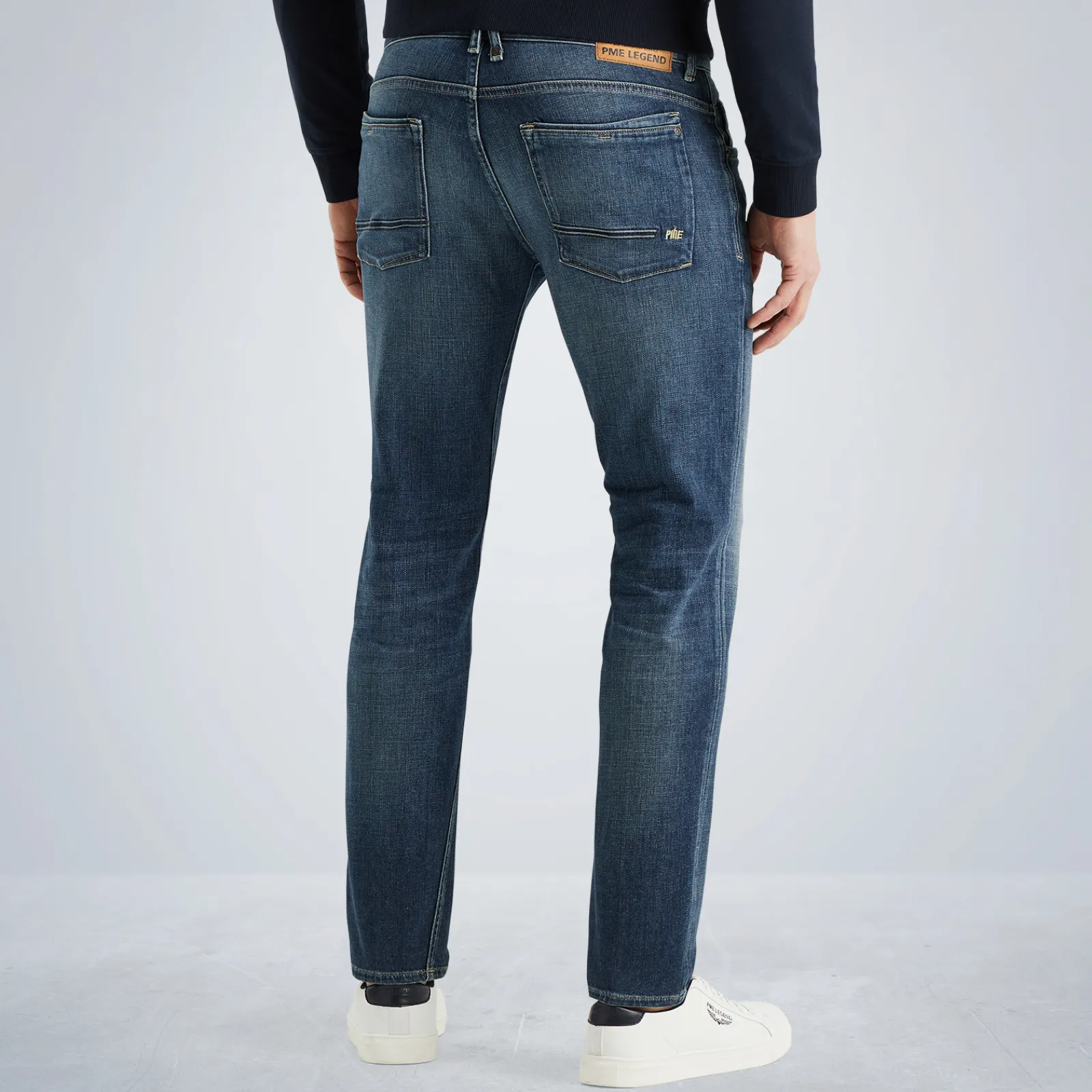 PME Legend Commander 3.0 Relaxed Fit Jeans Blauw Flash Sale