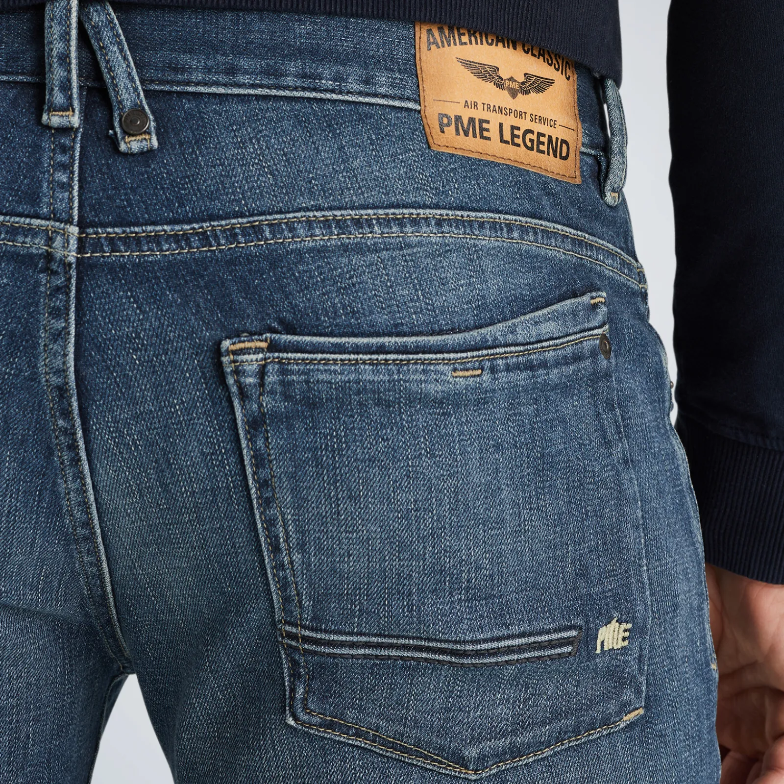 PME Legend Commander 3.0 Relaxed Fit Jeans Blauw Flash Sale