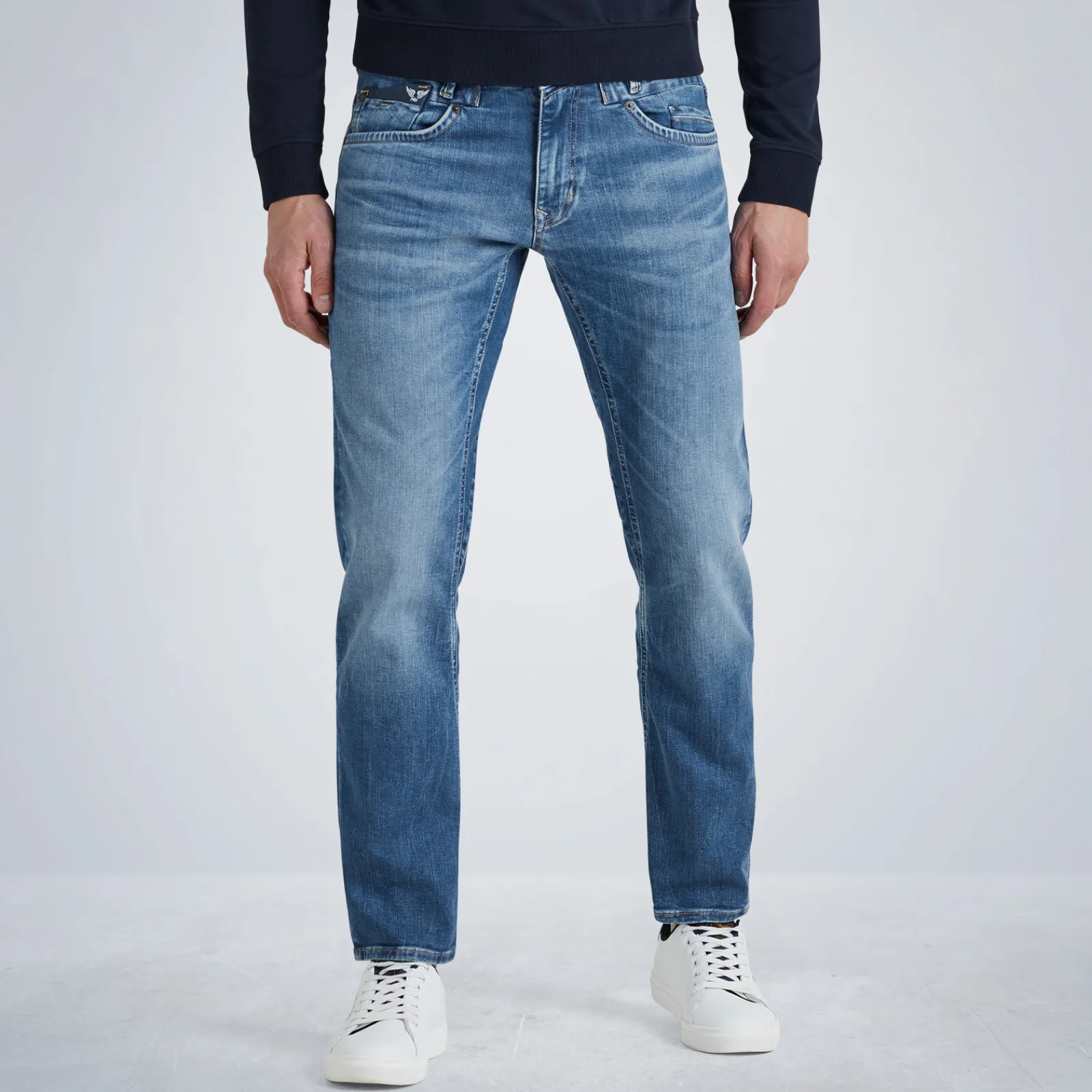 PME Legend Commander 3.0 Relaxed Fit Jeans Blauw Fashion