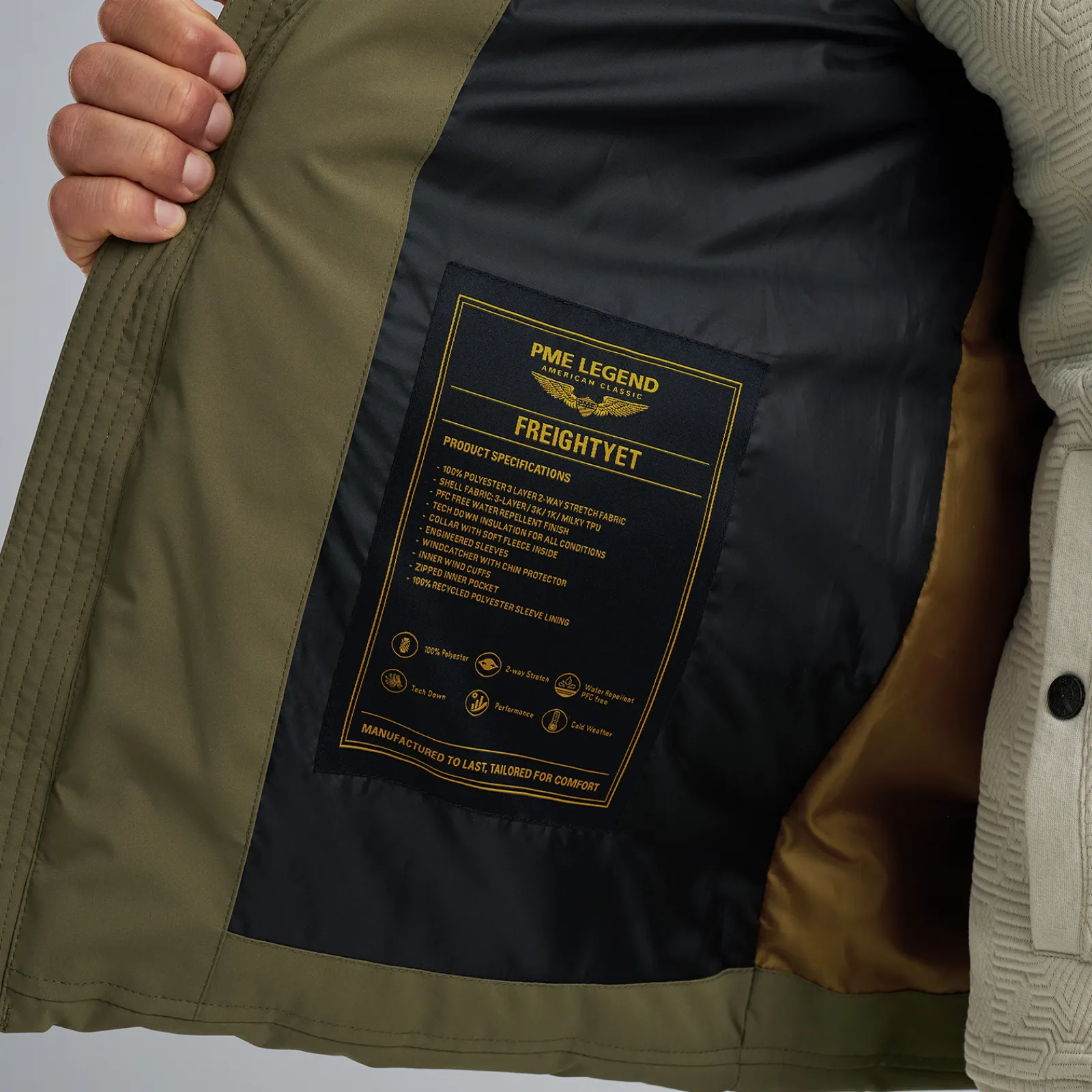 PME Legend Freightyet Jas Kaki Shop
