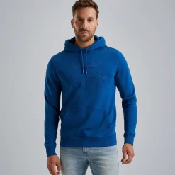 PME Legend Hoodie Met Artwork Blauw Sale