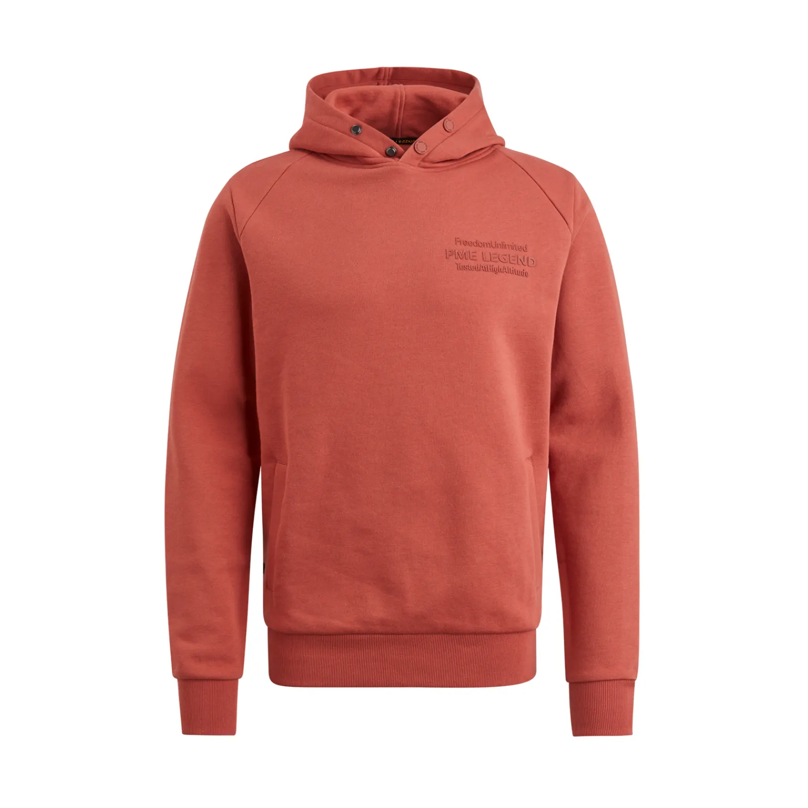 PME Legend Hoodie Van Terry Sweatstof Rood New