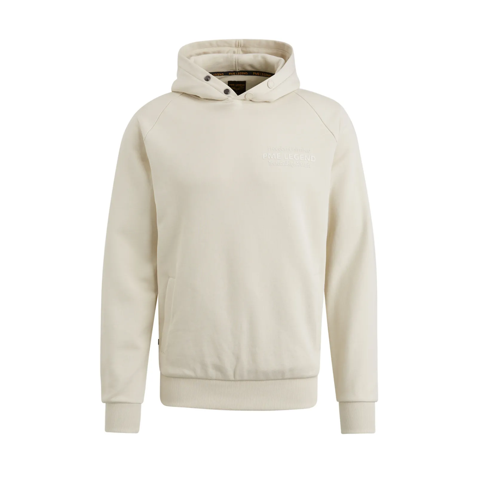 PME Legend Hoodie Van Terry Sweatstof Beige Hot