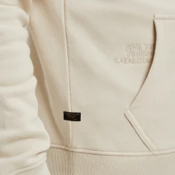 PME Legend Hoodie Van Terry Sweatstof Beige Best Sale