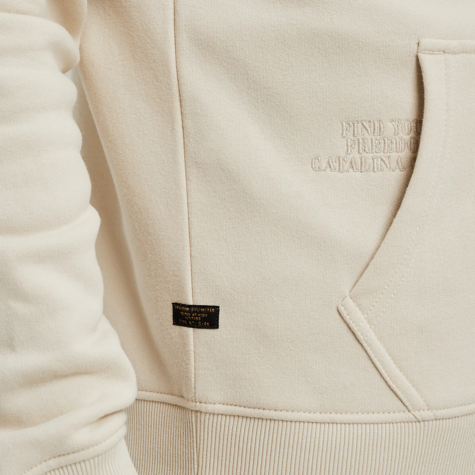 PME Legend Hoodie Van Terry Sweatstof Beige Best Sale