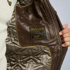 PME Legend Hudson Leren Jas Bruin Discount