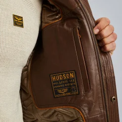 PME Legend Hudson Leren Jas Bruin Sale