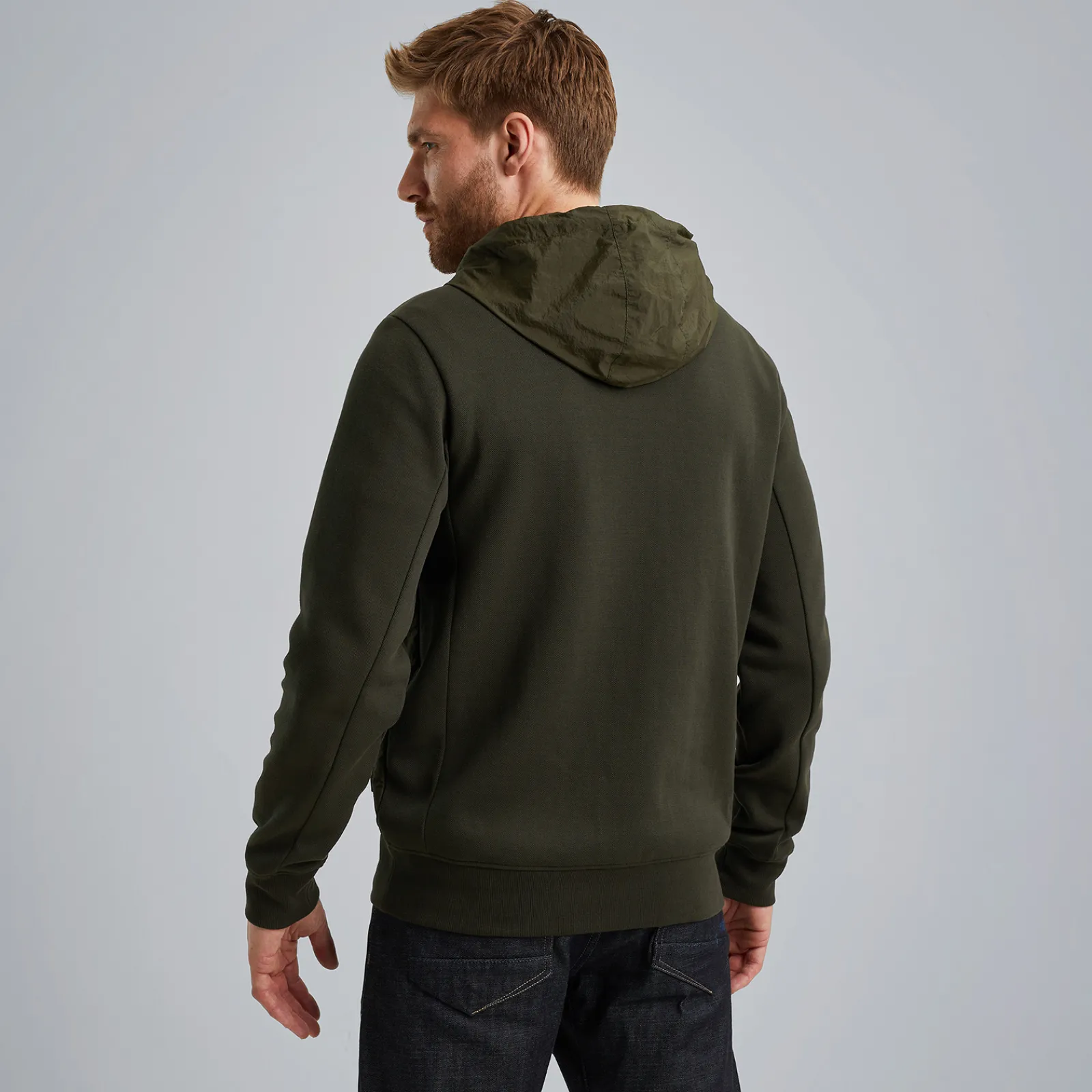 PME Legend Hybrid Jacket Met Capuchon Groen Best