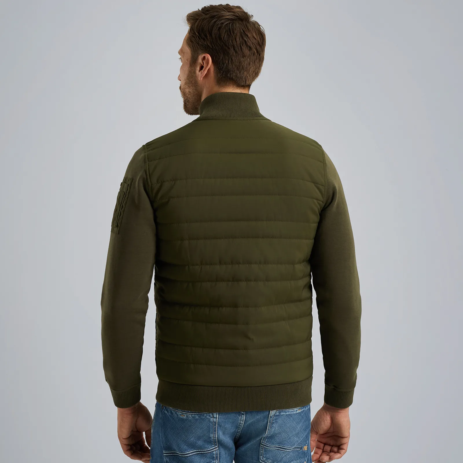 PME Legend Hybrid Jacket Met Ritssluiting Groen Online