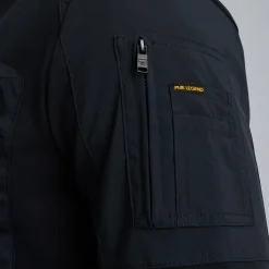 PME Legend Hybrid Jacket Van Een Materiaalmix Blauw Best