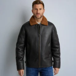 PME Legend Lammy Sheepskin Jacket Bruin Discount