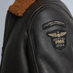 PME Legend Lammy Sheepskin Jacket Bruin Discount