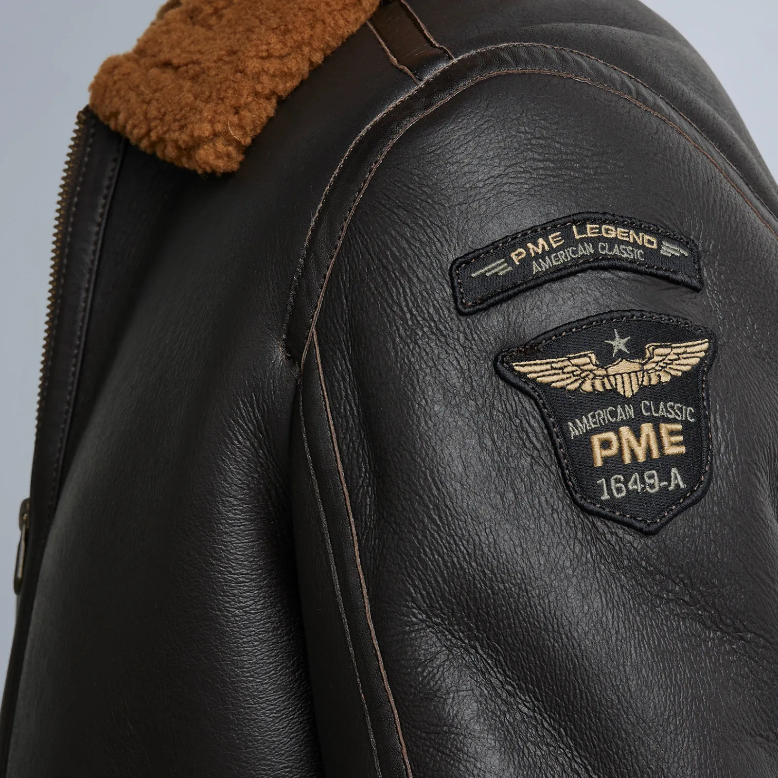 PME Legend Lammy Sheepskin Jacket Bruin Discount