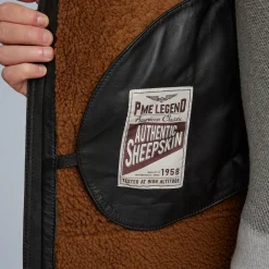 PME Legend Lammy Sheepskin Jacket Bruin Discount