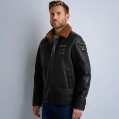 PME Legend Lammy Sheepskin Jacket Bruin Outlet