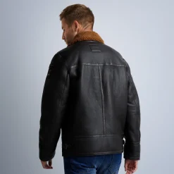 PME Legend Lammy Sheepskin Jacket Bruin Outlet
