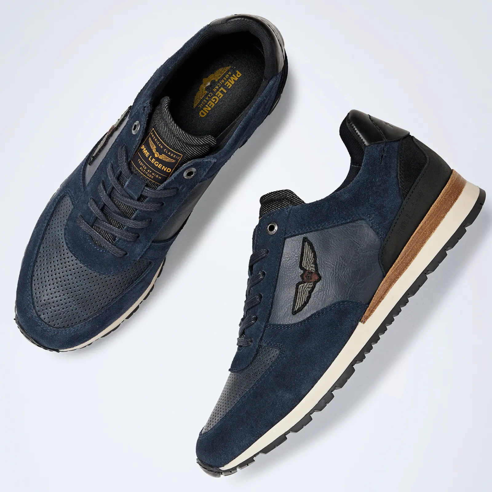 PME Legend Lockster Sneakers Blauw Fashion