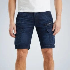 PME Legend Nordrop Tapered Fit Cargo Shorts Blauw Discount