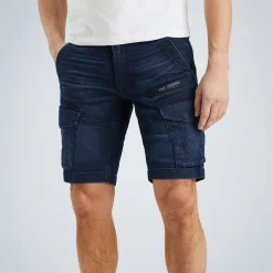 PME Legend Nordrop Tapered Fit Cargo Shorts Blauw Discount