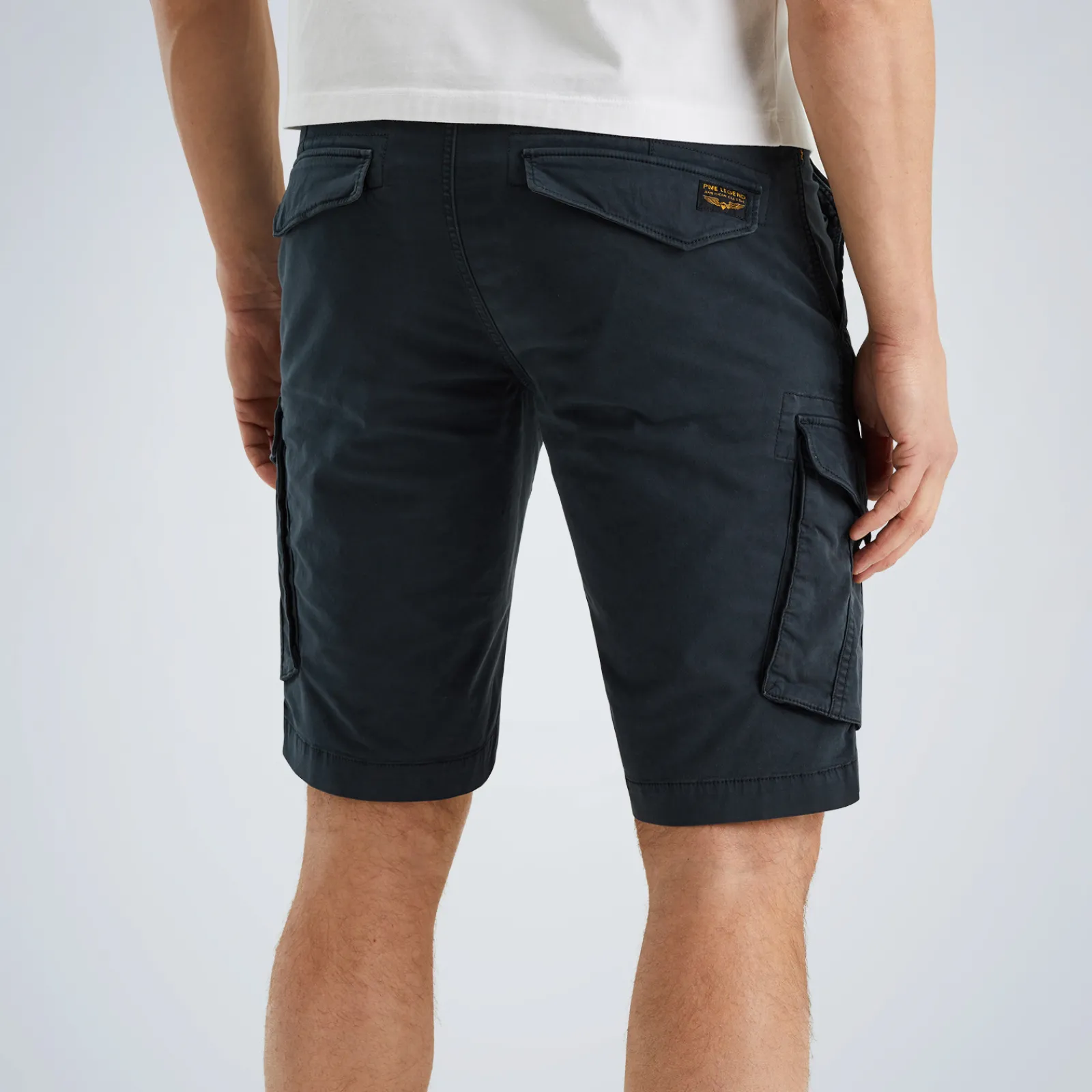 PME Legend Nordrop Tapered Fit Cargo Shorts Blauw Sale