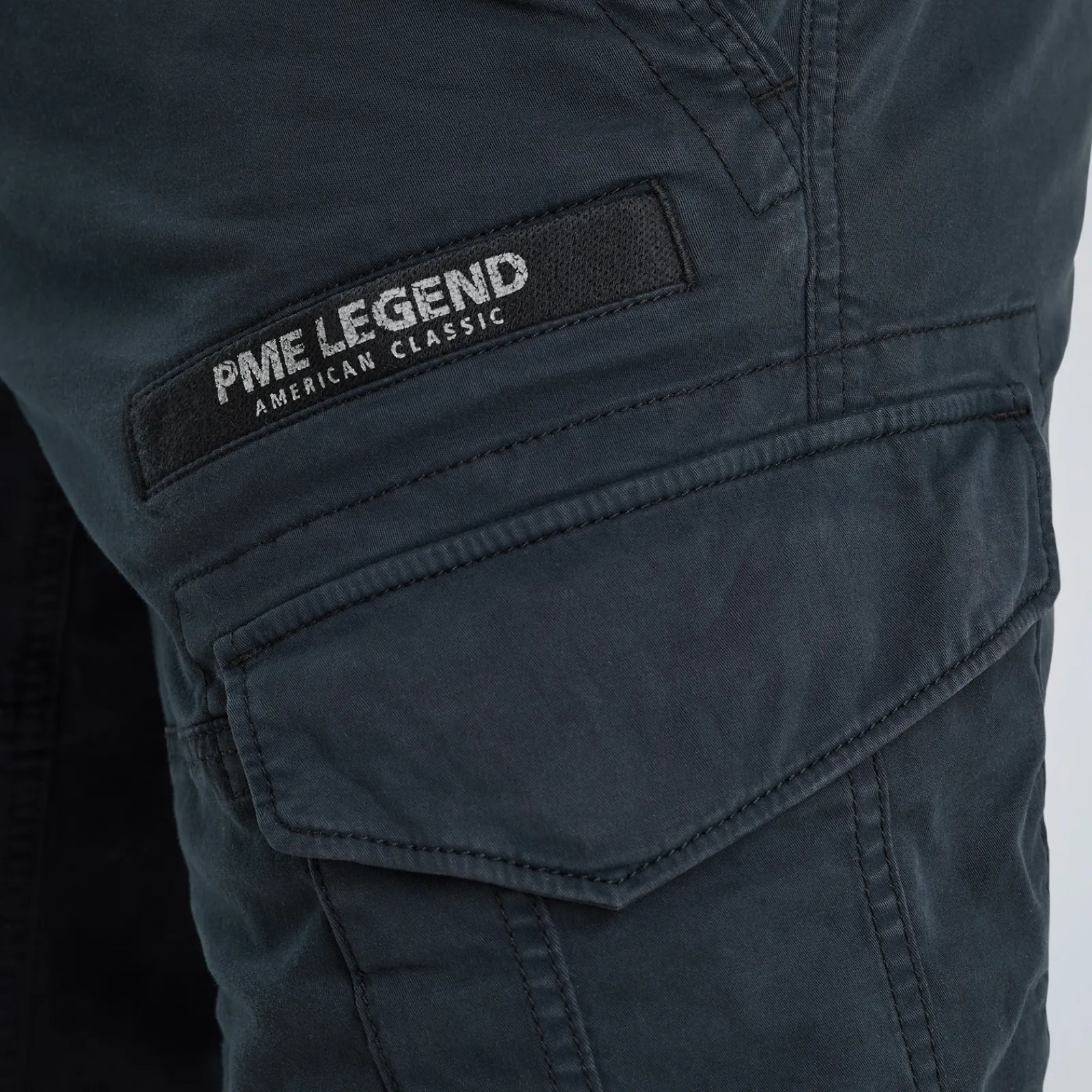 PME Legend Nordrop Tapered Fit Cargo Shorts Blauw Sale