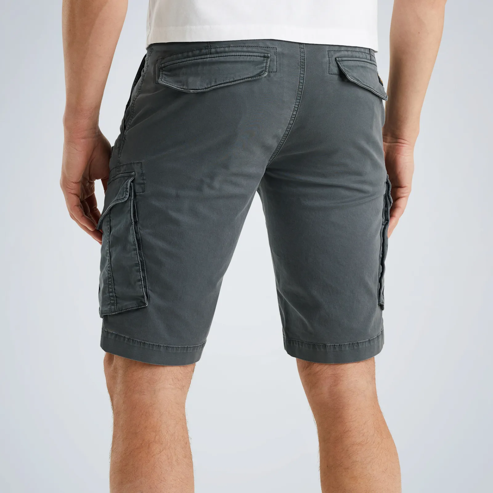 PME Legend Nordrop Tapered Fit Cargo Shorts Grijs Discount