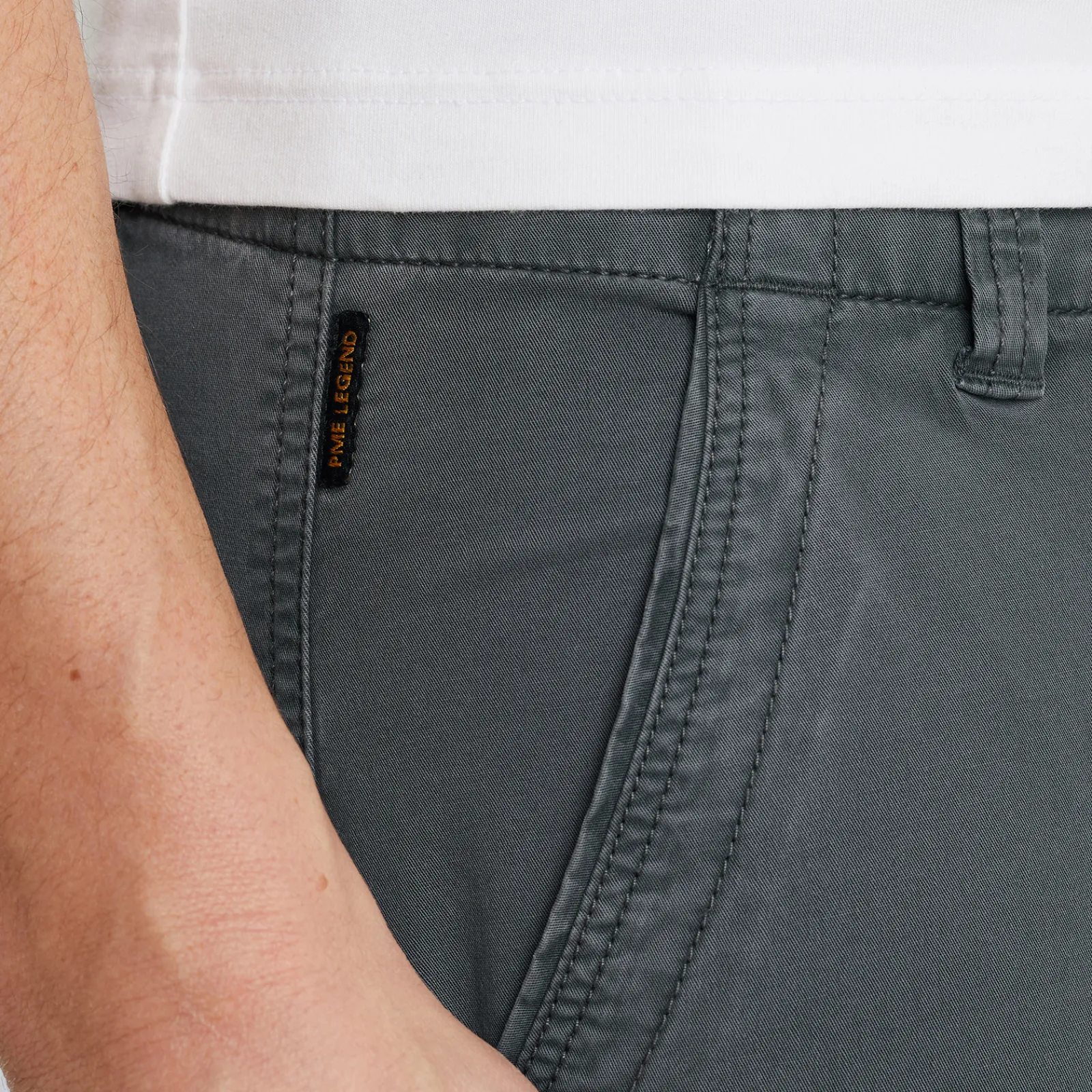 PME Legend Nordrop Tapered Fit Cargo Shorts Grijs Discount