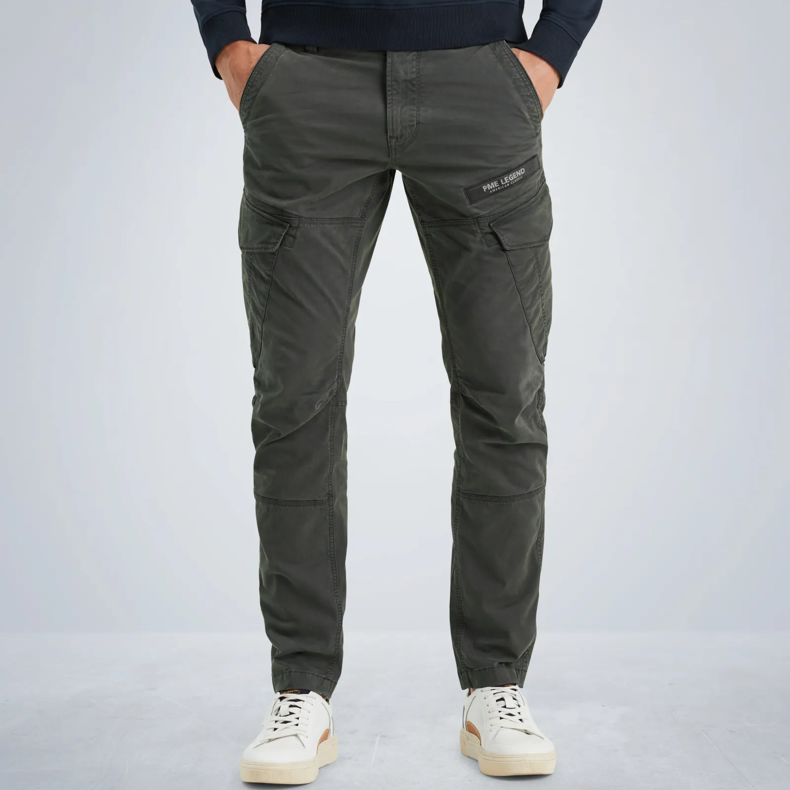 PME Legend Nordrop Tapered Fit Cargo Broek Grijs Shop