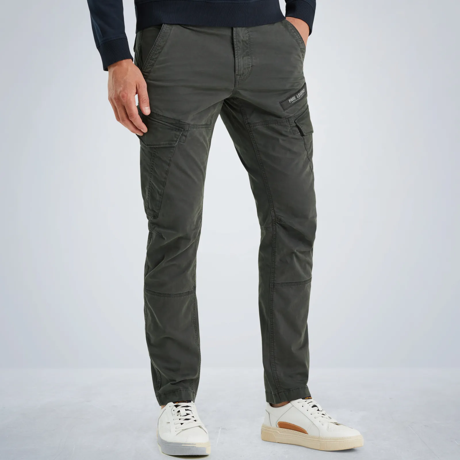 PME Legend Nordrop Tapered Fit Cargo Broek Grijs Shop