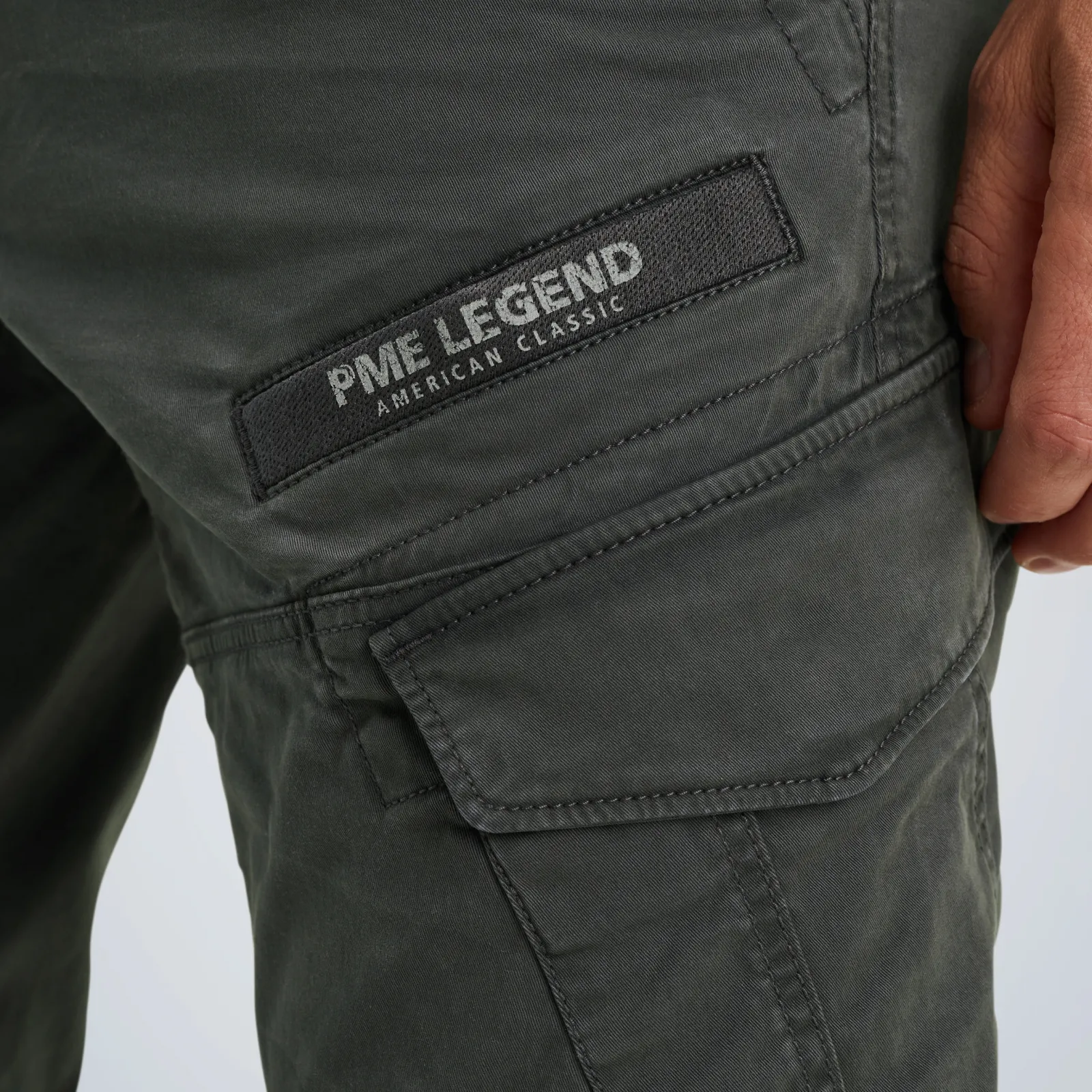 PME Legend Nordrop Tapered Fit Cargo Broek Grijs Shop