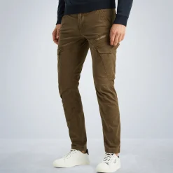 PME Legend Nordrop Tapered Fit Cargo Broek Met Print Bruin Discount