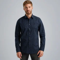PME Legend Overhemd Met Allover Print Blauw Hot