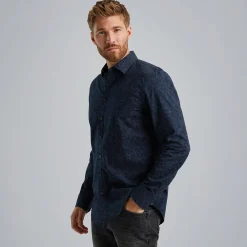 PME Legend Overhemd Met Allover Print Blauw Hot