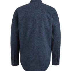 PME Legend Overhemd Met Allover Print Blauw Hot