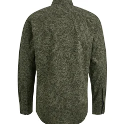 PME Legend Overhemd Met Allover Print Groen Clearance
