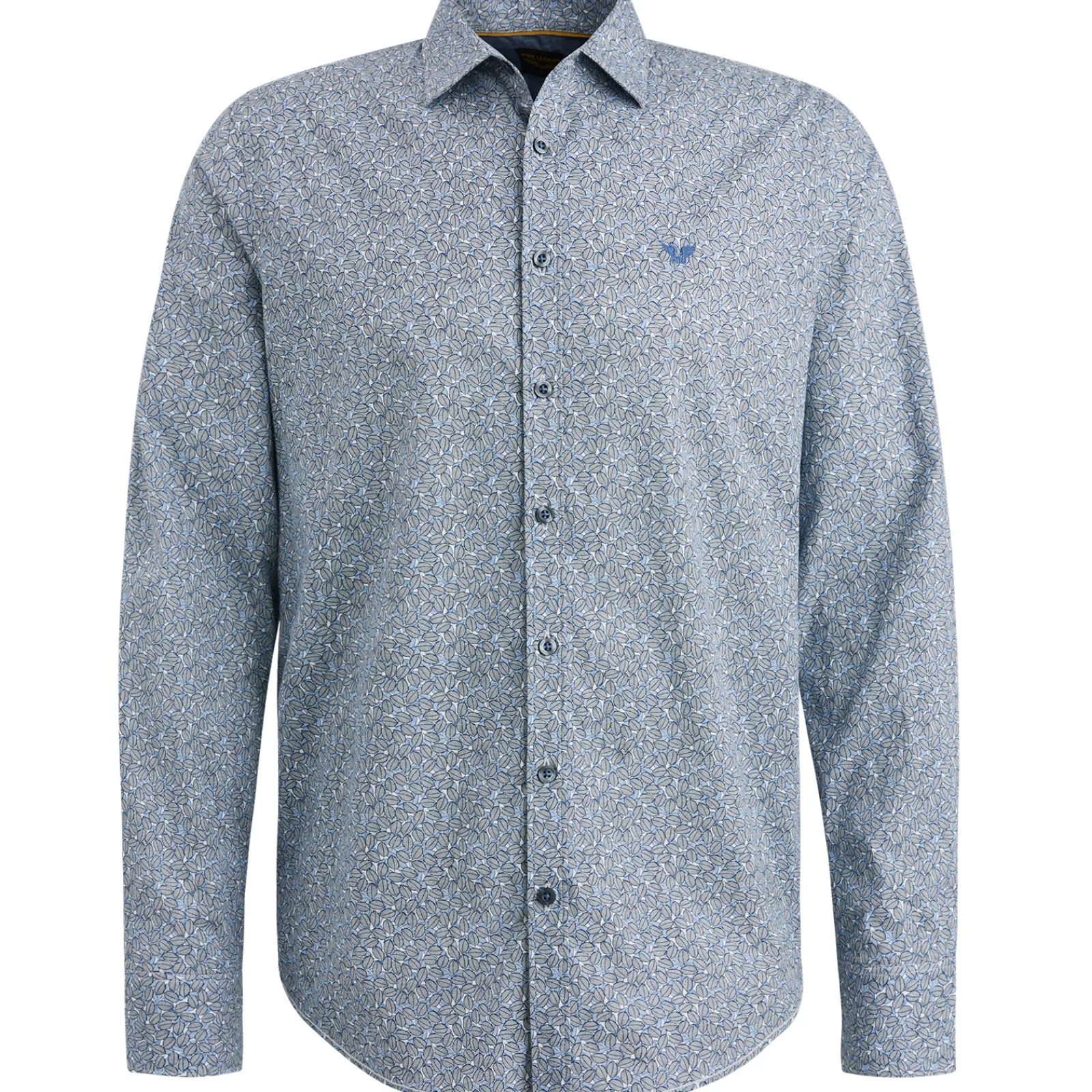 PME Legend Overhemd Met Allover Print Wit Hot