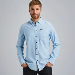 PME Legend Overhemd Met Borstzak Blauw Flash Sale
