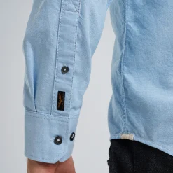PME Legend Overhemd Met Borstzak Blauw Flash Sale