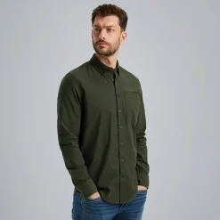 PME Legend Overhemd Met Borstzak Groen Flash Sale
