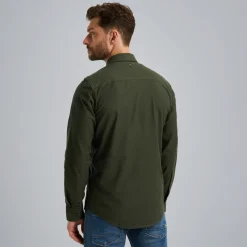 PME Legend Overhemd Met Borstzak Groen Flash Sale