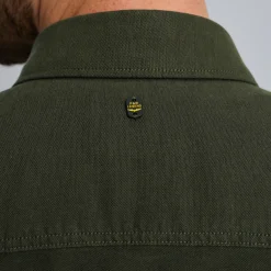 PME Legend Overhemd Met Borstzak Groen Flash Sale