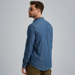 PME Legend Overhemd Met Indigo Wassing Blauw Cheap